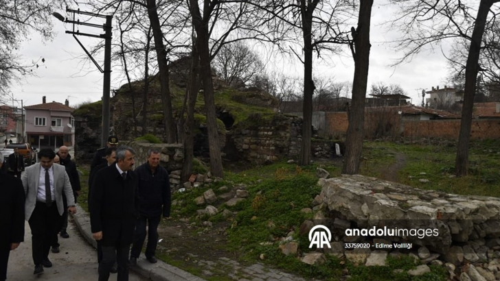 Edirne'deki tarihi Yeniçeriler Hamamı restore edilecek  | KIRKLARELİ