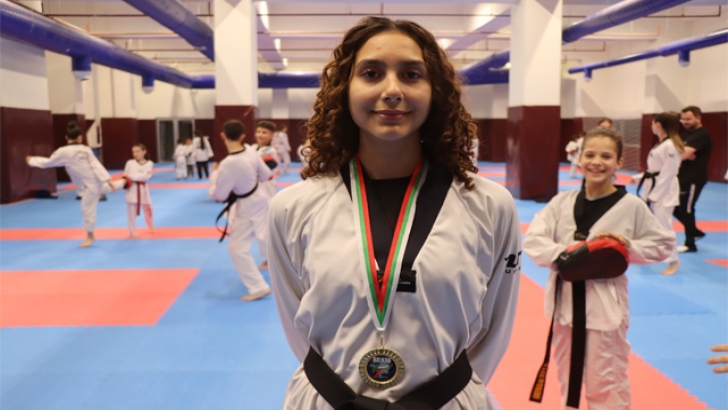 Milli tekvandocu, Balkan Şampiyonası'nda Türk bayrağını dalgalandırmanın gururunu yaşıyor | KIRKLARELİ