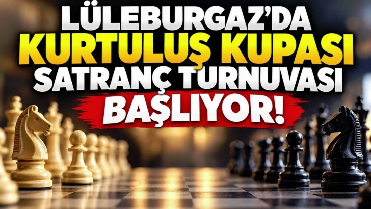 Lüleburgaz’da Kurtuluş Kupası Satranç Turnuvası Başlıyor! | KIRKLARELİ